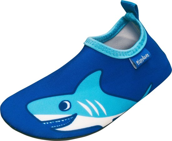 Playshoes - UV-waterschoenen voor jongens - Haai - Blauw - maat 24-25EU