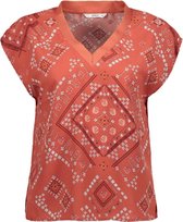 Onlmette S/s Top Wvn 15201782 Hot Sauce/graphic Bo