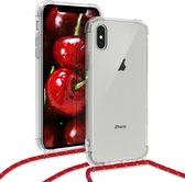 Telefoonhoes met koord voor Apple iPhone X telefoontasje crossbody