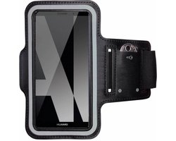 Universele Zwart Sportarmband met Sleuterhouder Huawei P20 Pro / Y9 (2018)/ Mate 10 Pro / Nokia 7 plus /OnePlus 5T