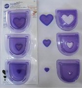 Wilton layered hearts cutting insert set