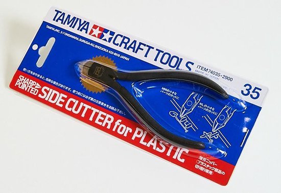 Split steenkool Alfabet Tamiya Sharp Pointed Side Cutter / Gereedschap voor losknippen plastic  onderdelen [#74035] | bol.com