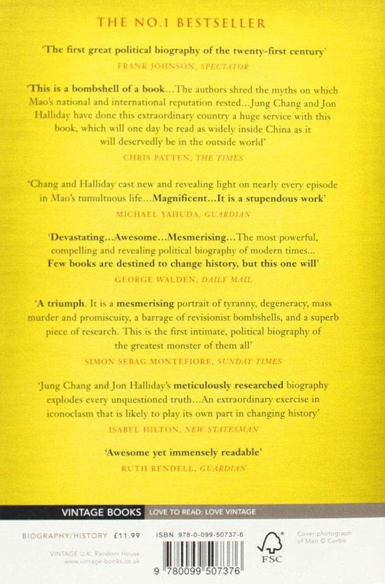 Mao The Unknown Story, Jon Halliday | 9780099507376 | Boeken