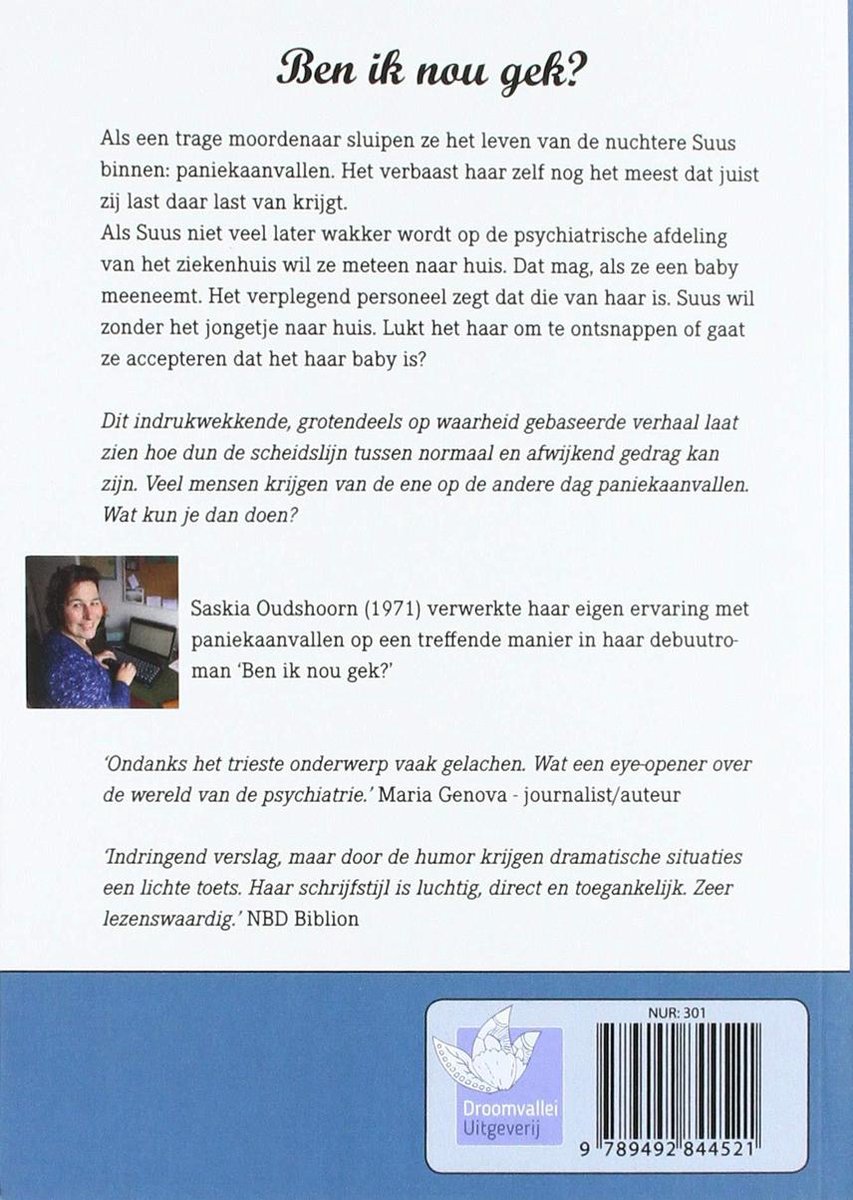 Ben ik nou gek? - back cover