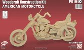 Bouwpakket 3D Puzzel  American Motorcycle - hout