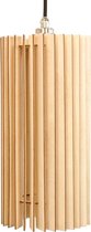 wodewa moderne hanglamp hout plafondlamp LUX natural LED E27 duurzame plafondlamp berkenhout houten lamp in hoogte verstelbare hanglamp