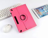 P.C.K. Hoesje/Boekhoesje/Bookcover/Case draaibaar roze geschikt voor 10 inch Tablets universeel