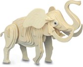 Bouwpakket 3D Puzzel Olifant - hout