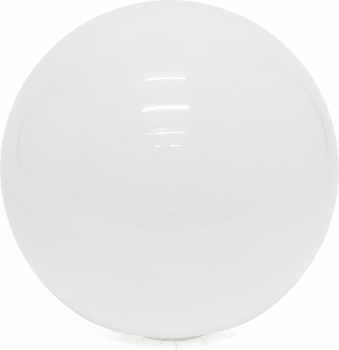 Lamplord Lampglas, Witte Bol, 15 cm diameter
