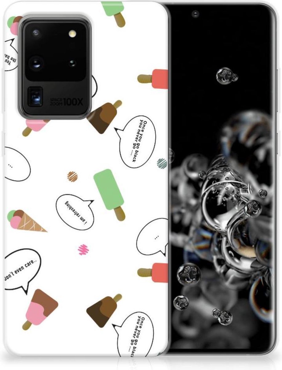 Samsung Galaxy S20 Ultra Siliconen Case IJsjes