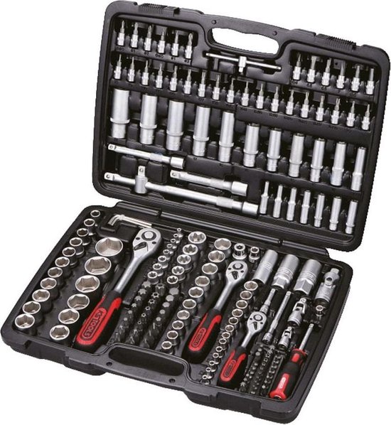 KS Tools Ensemble d'outils multiples de 179 pièces - Jeu de cliquets / Jeu  de douilles... | bol.com
