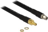 DeLOCK 5m RP-SMA/RP-SMA câble coaxial CFD400, LLC400 Noir