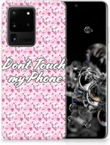 Coque pour Samsung Galaxy S20 Ultra TPU Silicone Etui Fleurs Roses Dtmp