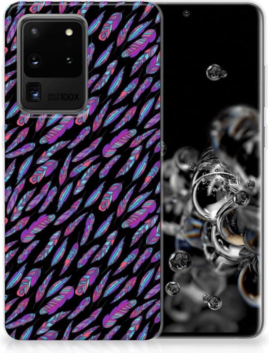 Samsung Galaxy S20 Ultra TPU bumper Feathers Color