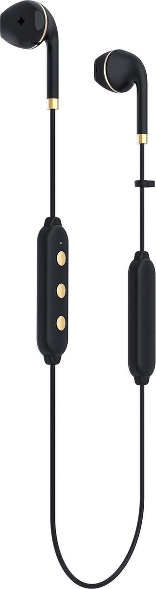 Happy Plugs Wireless II Draadloze In-Ear Bluetooth Headset Zwart/Goud