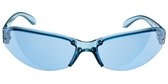 Icon Eyewear Zonnebril SPLITZ - Neon blauw montuur  - Lichtblauwe glazen