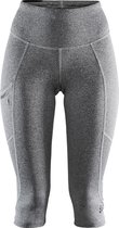 Craft  Sportbroek Dames - Dk Grey Melange - Maat M