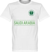 Saudi Arabië Team T-Shirt - Wit - XXXL