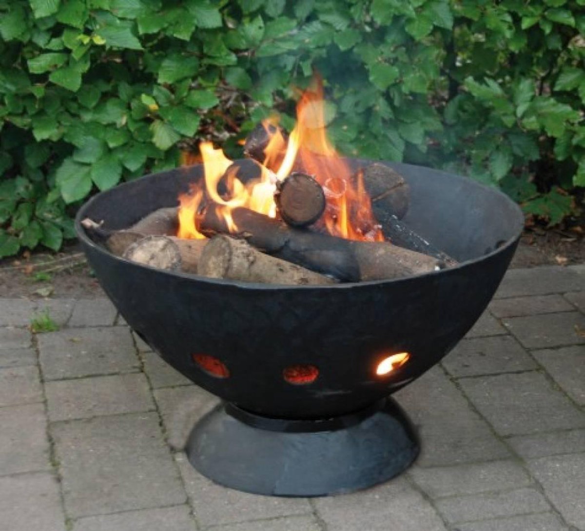 Esschert Design Barbecue et vasque à feu en fonte - 56 x 32 cm
