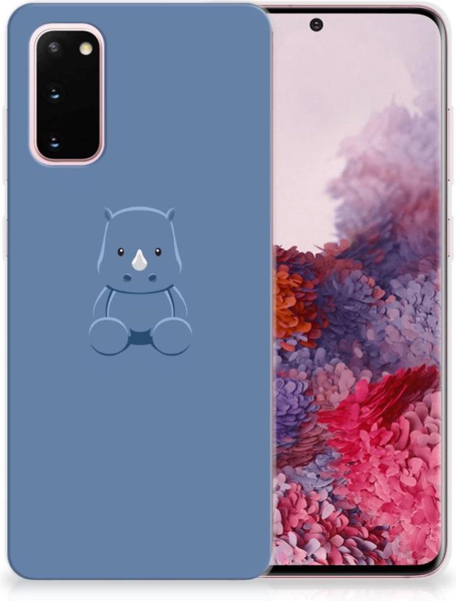 Samsung Galaxy S20 Telefoonhoesje met Naam Baby Rhino
