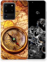 Siliconen Back Cover Geschikt voor Samsung Galaxy S20 Ultra Kompas