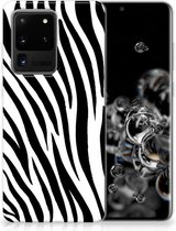Samsung Galaxy S20 Ultra TPU Hoesje Zebra