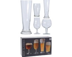 Set bierglazen 4 stuks