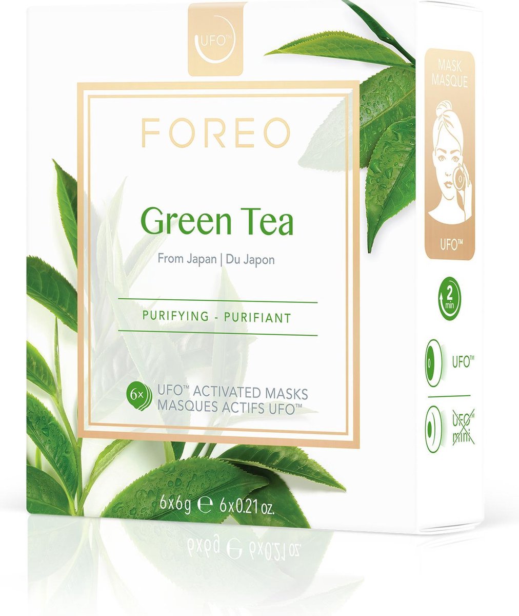 FOREO – Gezichtsmasker Green Tea voor UFO™ - FOREO