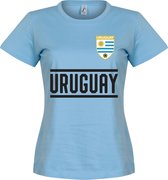Uruguay Dames Team T-Shirt - Licht Blauw - XXL