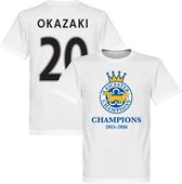 Leicester City Okazaki Champions 2016 T-Shirt - XS