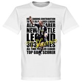 Shearer Legend T-Shirt - Wit  - XS