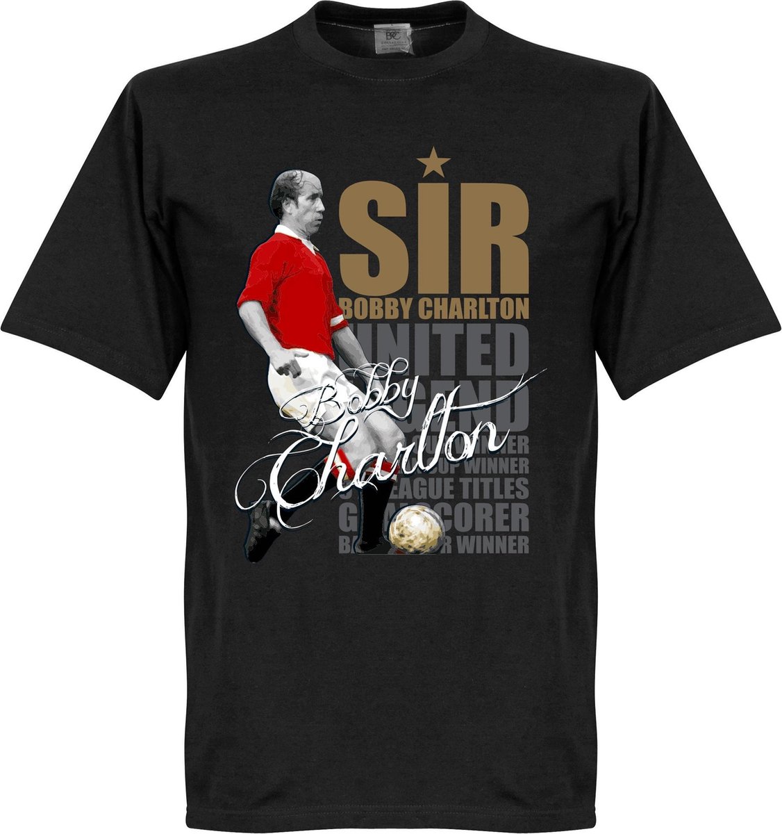 Sir Bobby Charlton Legend T-Shirt - XXXXL