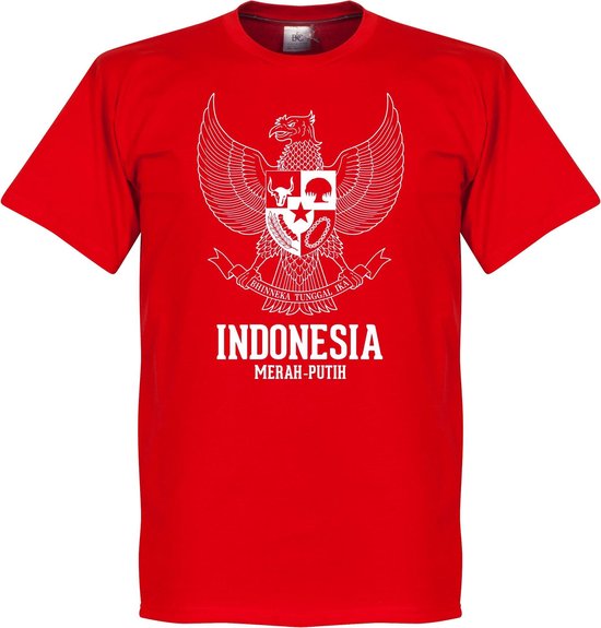 Indonesië Logo T-Shirt - Rood - 3XL