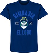 Club de Gimnasia Established T-Shirt - Blauw - XXL