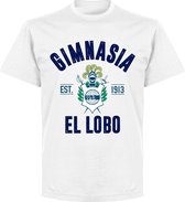 Club de Gimnasia Established T-Shirt  - Wit - 4XL