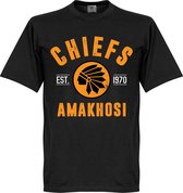 Kaizer Chiefs Established T-Shirt - Zwart - XXXXL