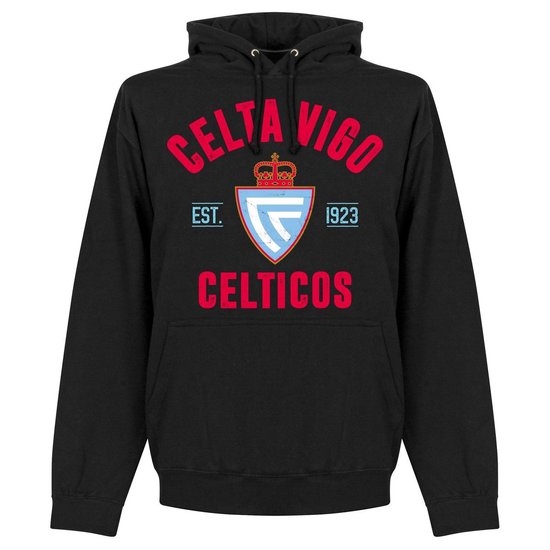 Celta de Vigo Established Hooded Sweater - Zwart - XXL