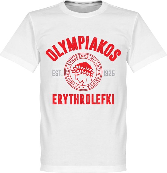 Olympiakos Established T-Shirt - Wit - XL