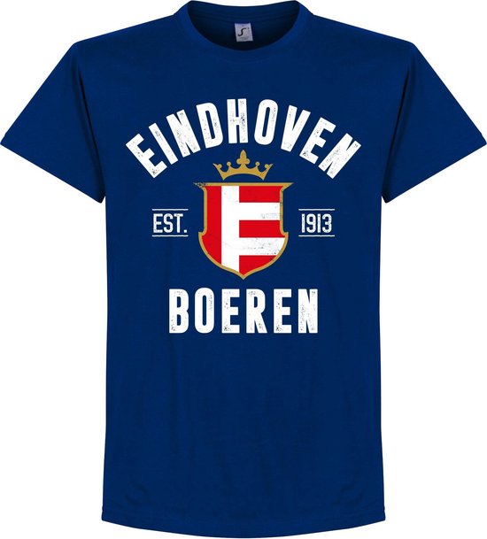 Eindhoven Established T-Shirt - Navy Blauw - L