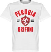 Perugia Established T-shirt - Wit - XS