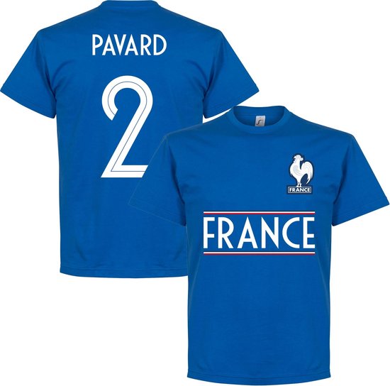 Frankrijk Pavard 2 Team T-Shirt - Blauw - XXXL