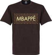 MbappÃ© KM Pattern T-Shirt - Bruin - XL