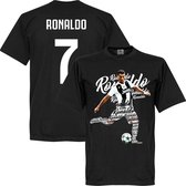 Ronaldo 7 Script T-Shirt - Zwart - 5XL