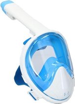 Non-branded Snorkelmasker Met Opbergtas Wit/blauw Maat L/xl