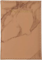 paspoort hoes marmer hoesje voor paspoort bescherming voor paspoort bruin