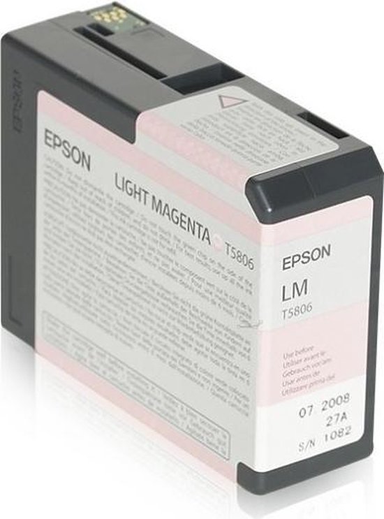 Epson T5806 - Inktcartridge / Licht Zwart