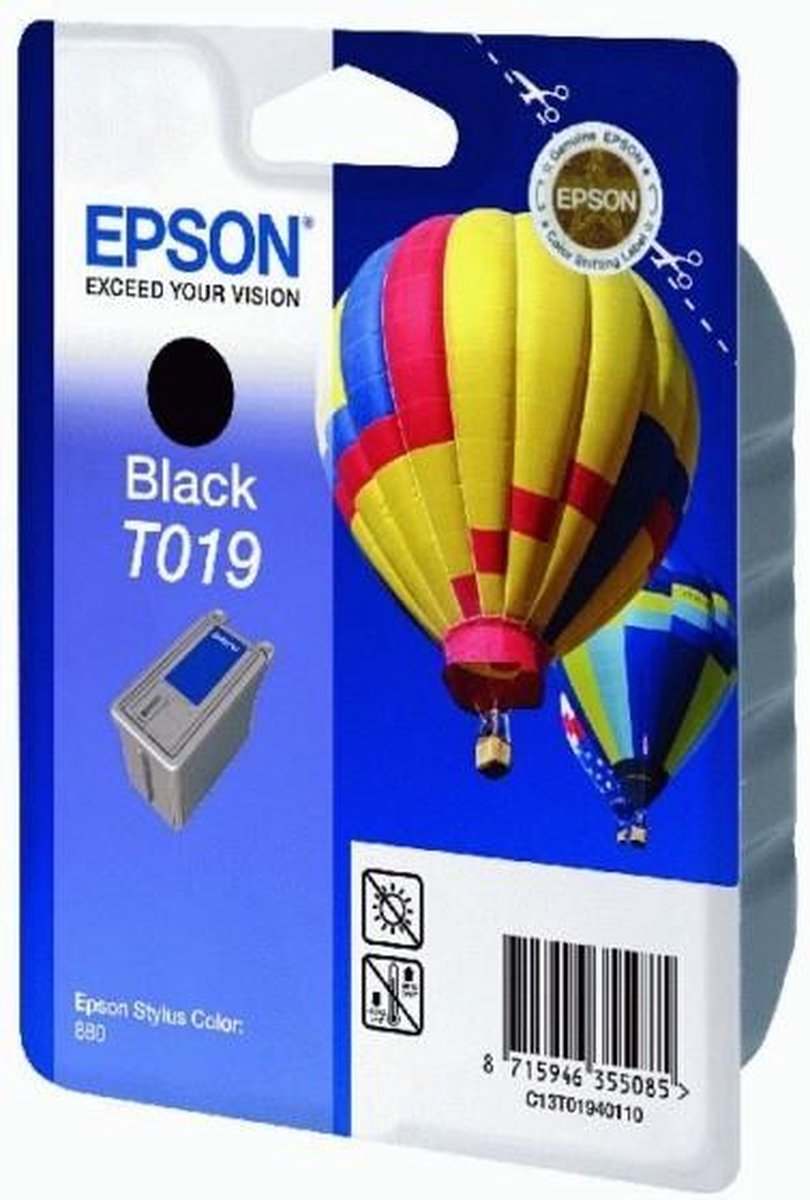 Epson T019 - Inktcartridge / Zwart