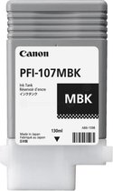Canon PFI-107 MBK - 130 ml - matzwart - origineel - inkttank - voor imagePROGRAF iPF670, iPF680, iPF685, iPF770, iPF780, iPF785