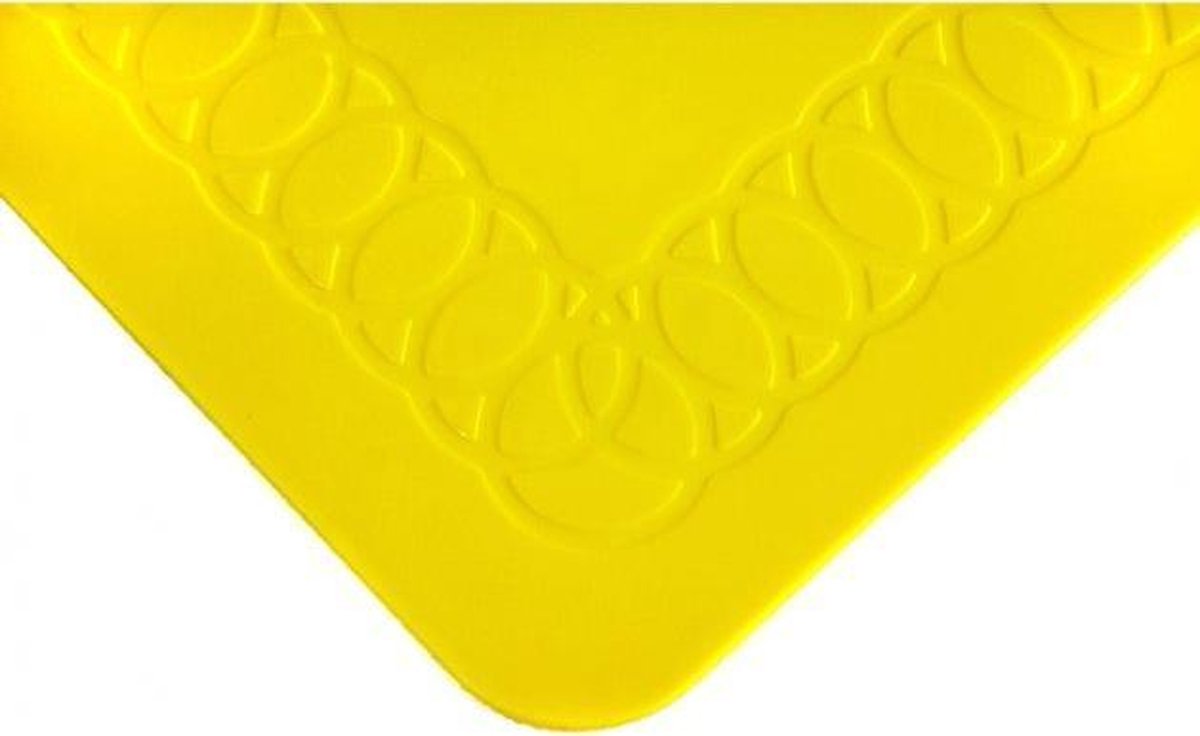 Goedkoopste Anti-slip matten rechthoekig - L 355 x B 255 mm geel - Able2