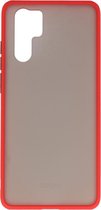 Hoesje Geschikt voor de Huawei P30 Pro - Hard Case Backcover Telefoonhoesje - Rood
